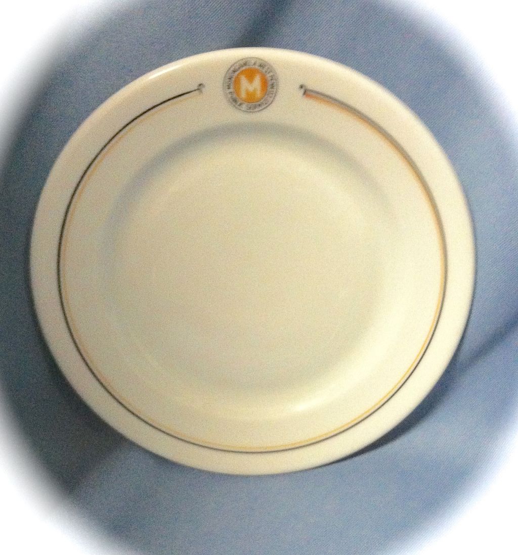 Monongahelia & West Penn Public Service China Plate Monongahelia & West Penn Public Service China Plate