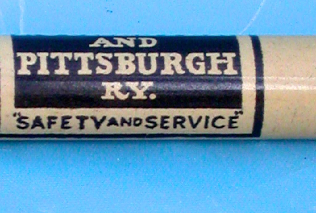 Buffalo, Rochester & Pittsburgh Railway Mechanical Pencil Buffalo, Rochester & Pittsburgh Railway Mechanical Pencil