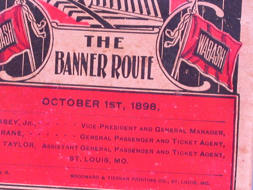 Wabash Railway Public Timetable Wabash Railway Public Timetable