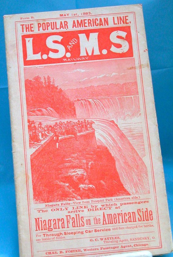 Lake Shore & Michigan Southern Railroad May 1, 1883 Public Timetable Lake Shore & Michigan Southern Railroad May 1, 1883 Public Timetable