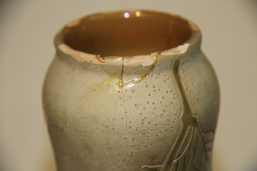 Rare Rozane 9" Woodland Vase Rare Rozane 9" Woodland Vase