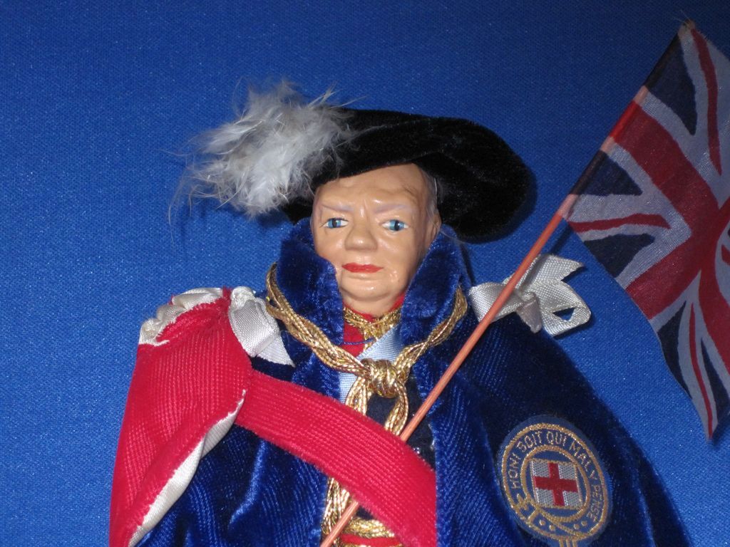 Peggy Nisbet Sir Winston Churchill doll Peggy Nisbet Sir Winston Churchill doll