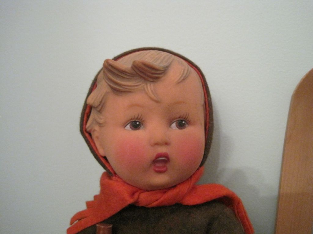Vinyl Hummel Skier Doll in original box Vinyl Hummel Skier Doll in original box