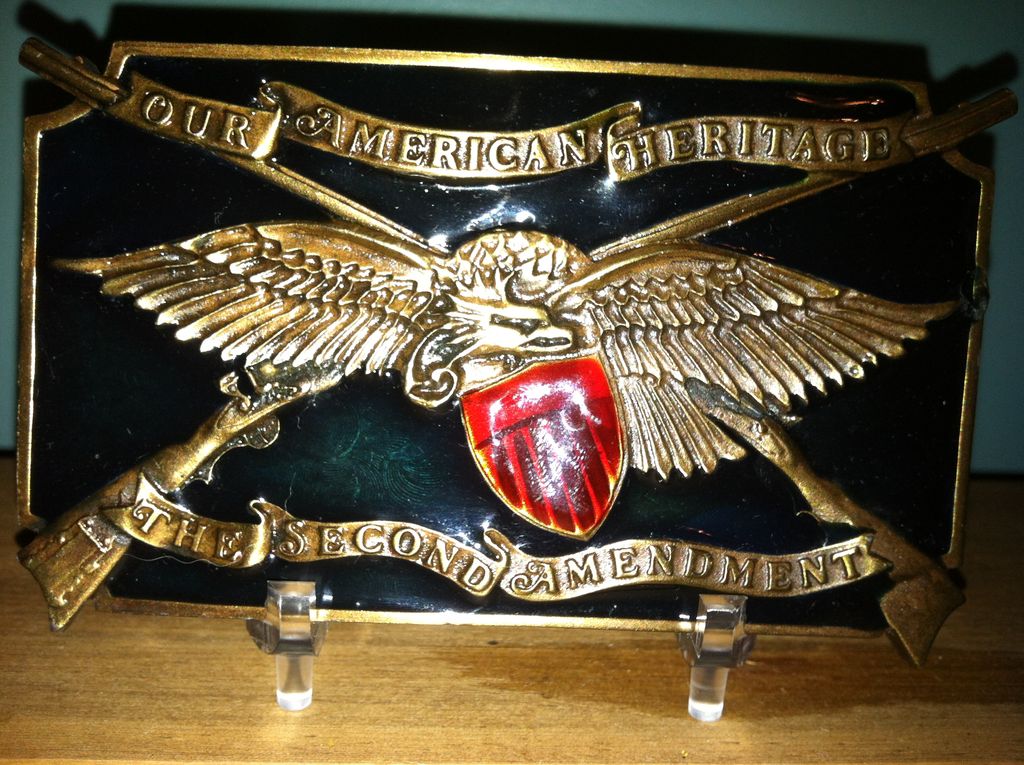 Second Amendment Bergamot Brass Gun Belt Buckle 1976 By Vinegarroon Foundries Second Amendment Bergamot Brass Gun Belt Buckle 1976 By Vinegarroon Foundries