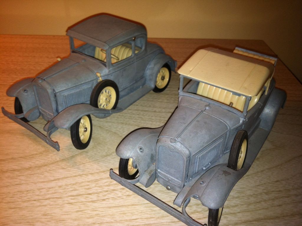 Lot of Two Vintage Hubley Kit Metal Cars Lot of Two Vintage Hubley Kit Metal Cars