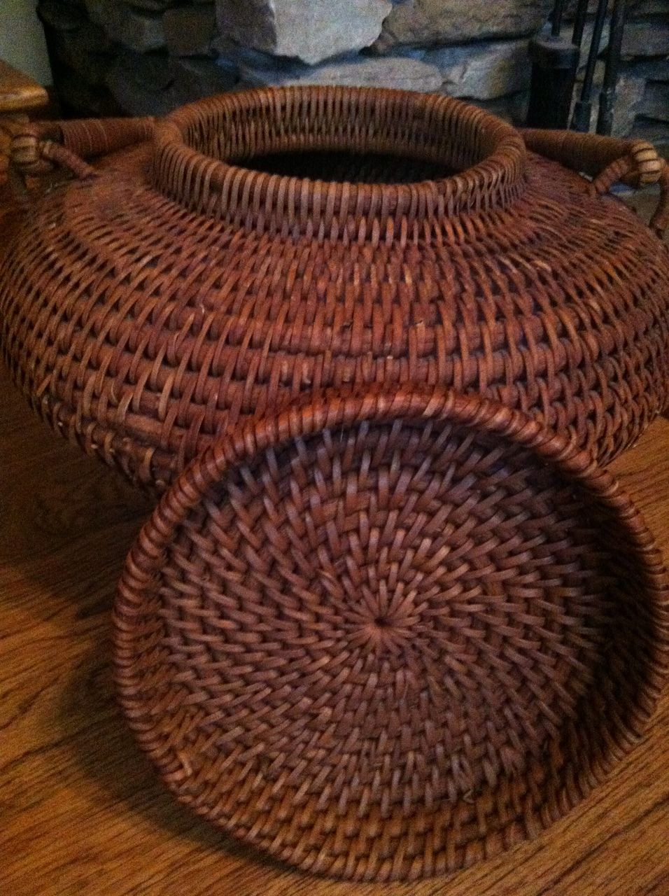 Beautifully Woven Rare Snake Charmers Basket Beautifully Woven Rare Snake Charmers Basket