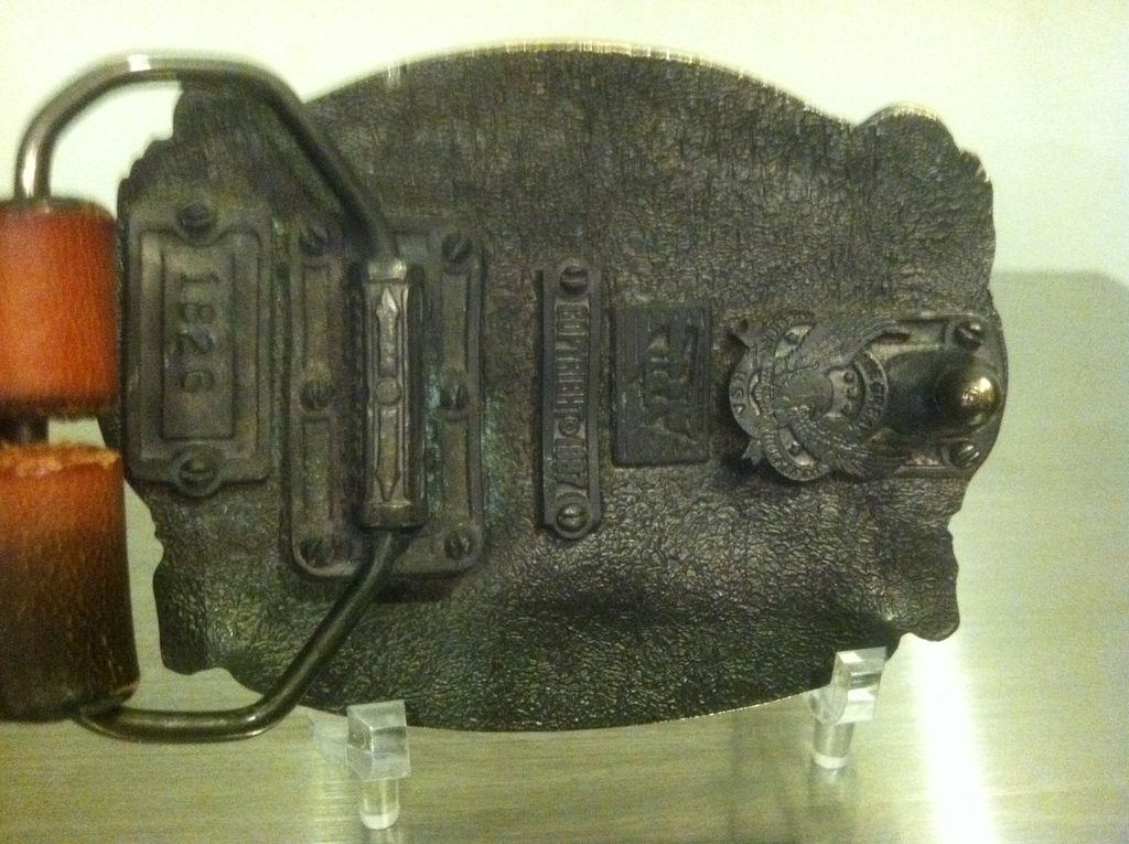 Hand Tooled Leather Belt Big Rig Trucker With Buckle Hand Tooled Leather Belt Big Rig Trucker With Buckle