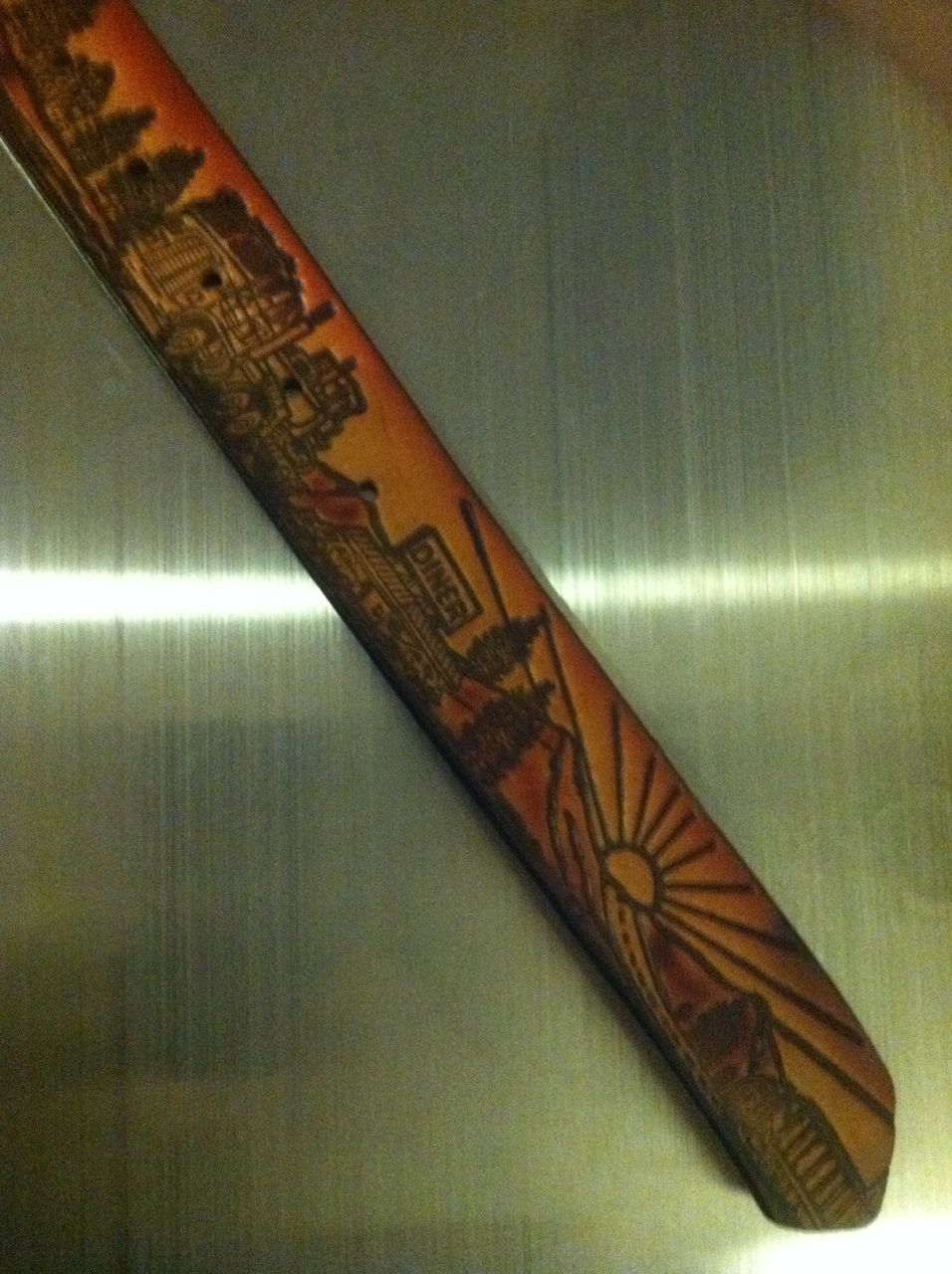 Hand Tooled Leather Belt Big Rig Trucker With Buckle Hand Tooled Leather Belt Big Rig Trucker With Buckle