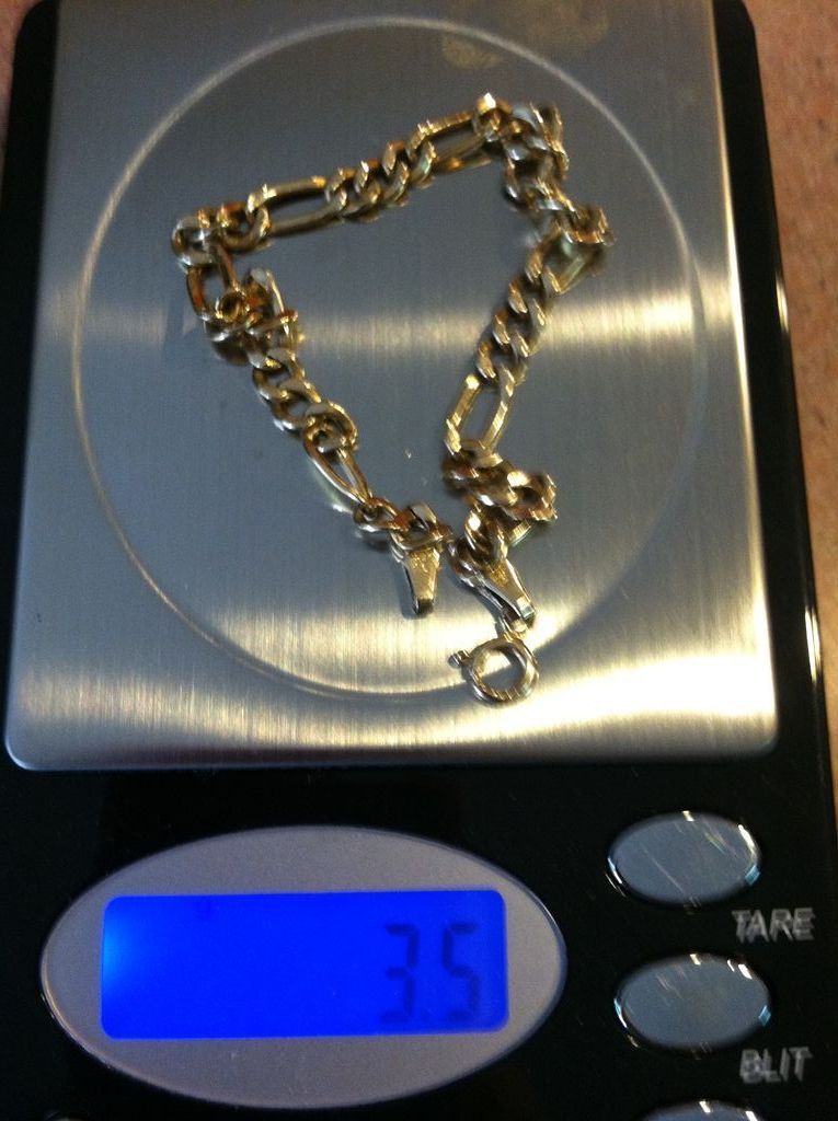 Vintage Marked 14 K Karat Gold 7 1/2" Chain Link Bracelet Italy Vintage Marked 14 K Karat Gold 7 1/2" Chain Link Bracelet Italy
