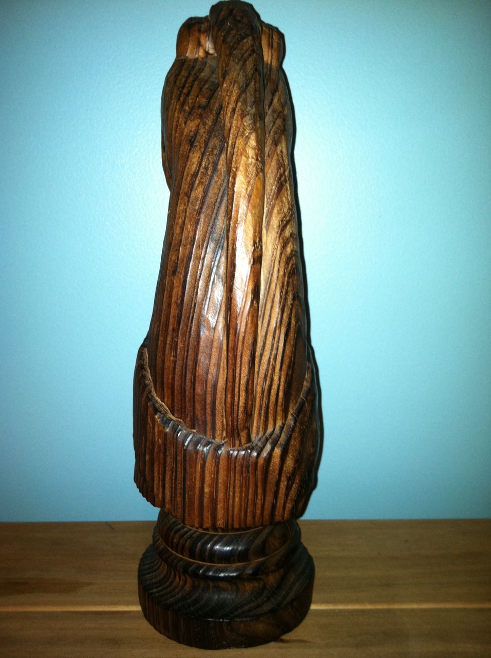 Large Wooden Carved Horse Head Bust Large Wooden Carved Horse Head Bust