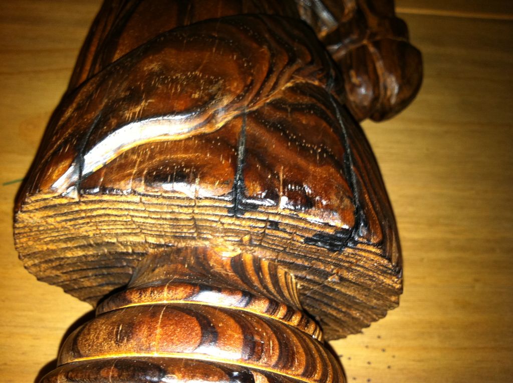 Large Wooden Carved Horse Head Bust Large Wooden Carved Horse Head Bust