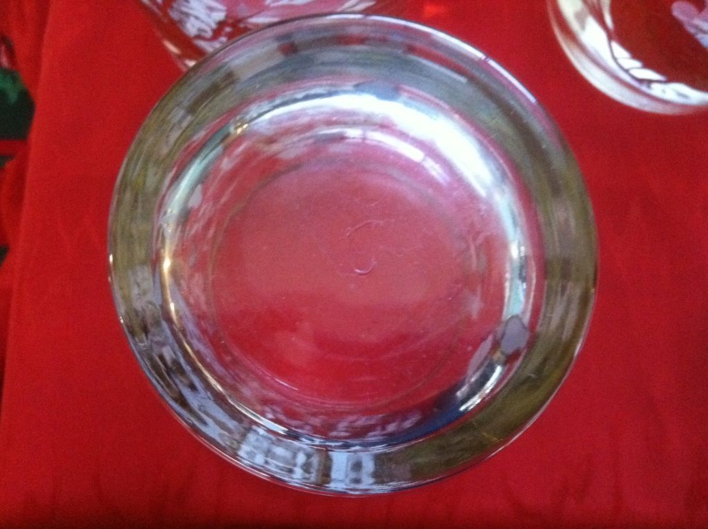 Set of 8 1950's Libbey Partridge In A Pear Tree Glasses 2 Set of 8 1950's Libbey Partridge In A Pear Tree Glasses 2