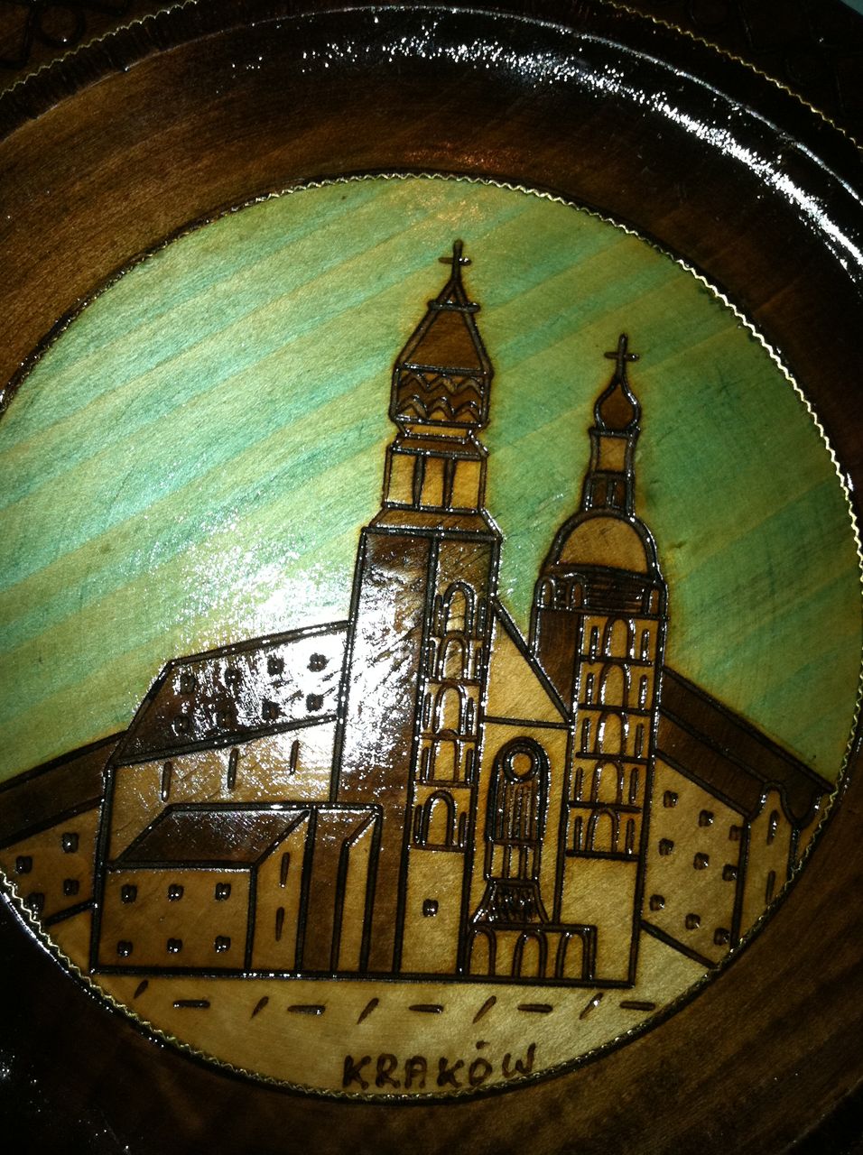 Wooden Plate Krakow Poland Wooden Plate Krakow Poland