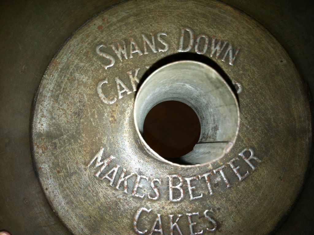 Swans Down Cake Flour Pan 1896 First Production Swans Down Cake Flour Pan 1896 First Production