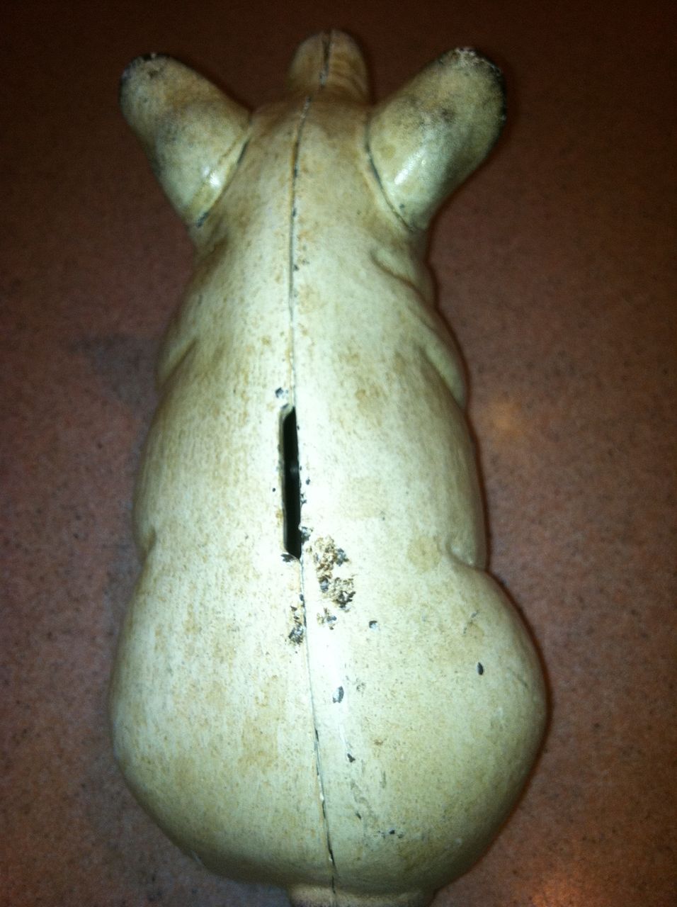 Cast Iron Pig Bank Doorstop Glass Eyes Cast Iron Pig Bank Doorstop Glass Eyes