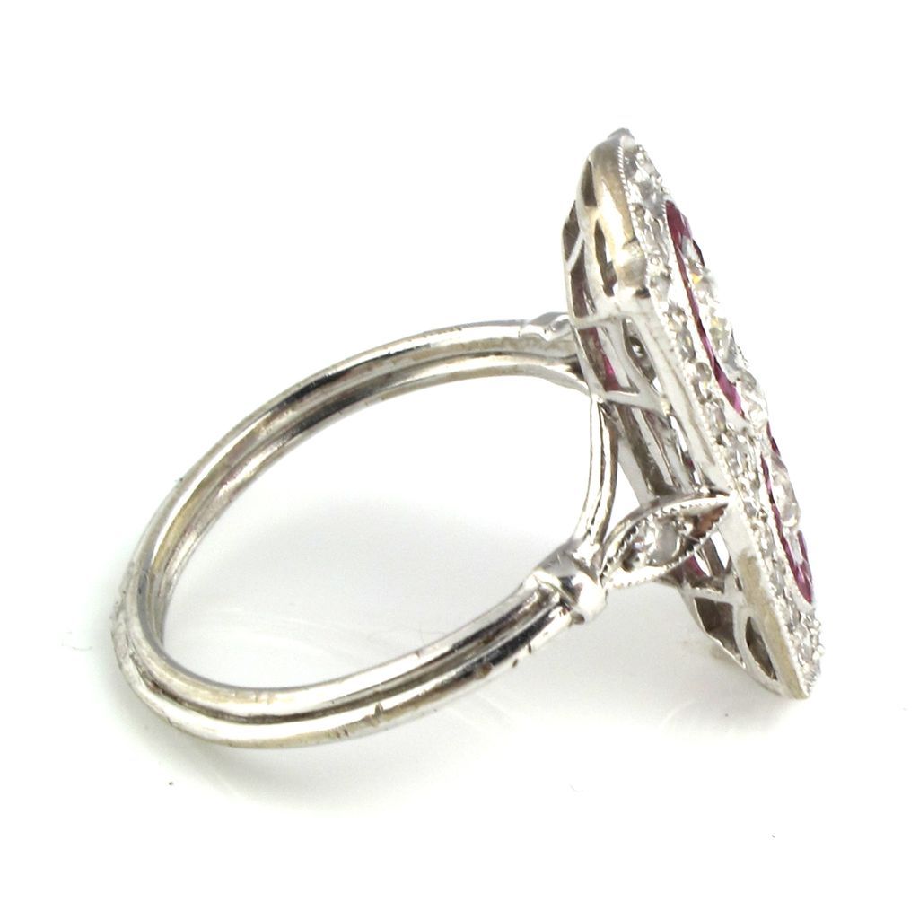 Vintage Art Deco Diamond & Ruby Ring Vintage Art Deco Diamond & Ruby Ring