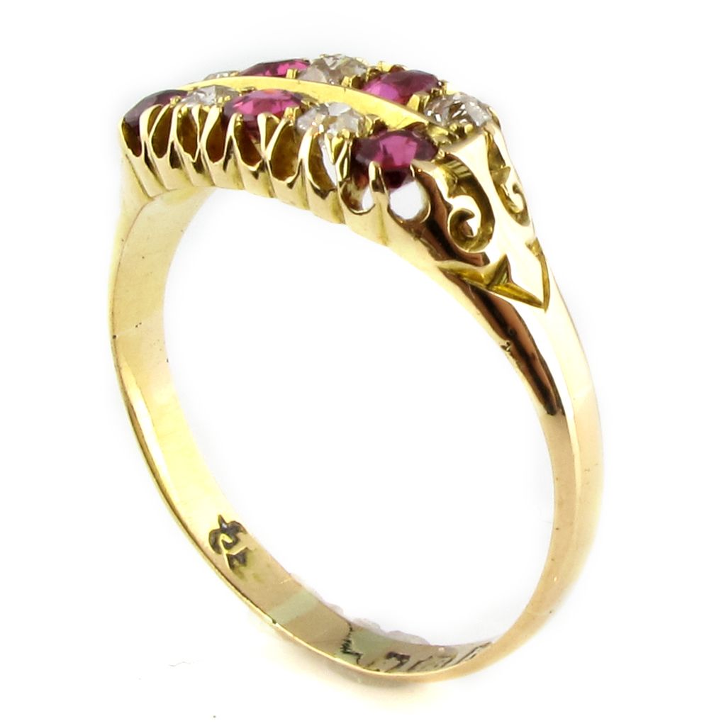 Vintage 1920's Ruby & Diamond Ring Vintage 1920's Ruby & Diamond Ring