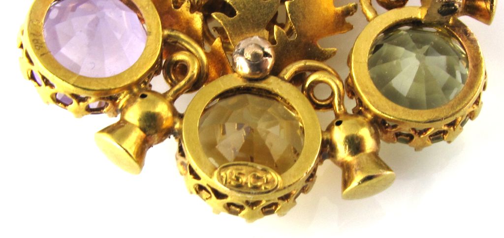 Antique Victorian Scottish Thistle Brooch Antique Victorian Scottish Thistle Brooch