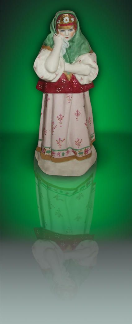 Russian Old Porcelain Figurine Russian Old Porcelain Figurine