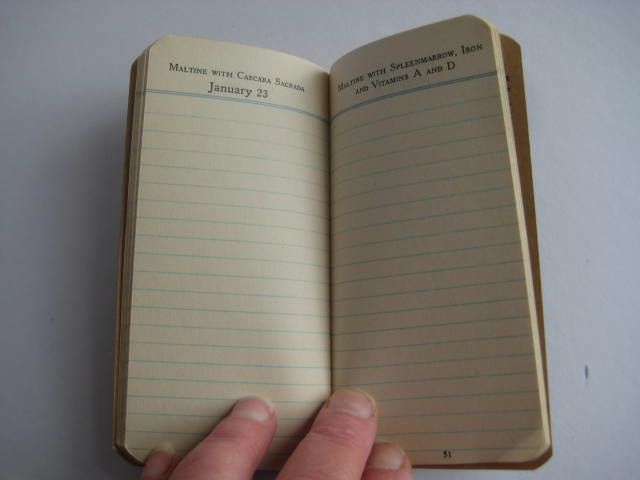 1942 Miniature MALTINE Memo Books (12) 1942 Miniature MALTINE Memo Books (12)