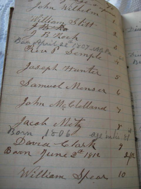 1884 Journal / Register 1884 Journal / Register