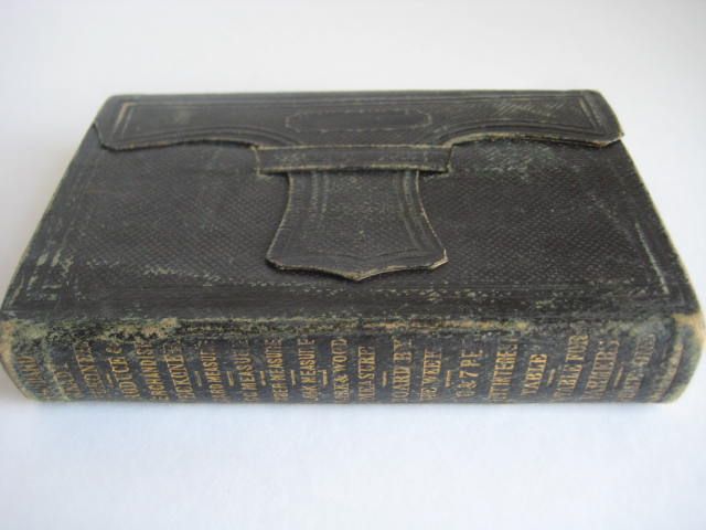 1836 Pocket-Size Leather-Bound Businessman's Manual 1836 Pocket-Size Leather-Bound Businessman's Manual