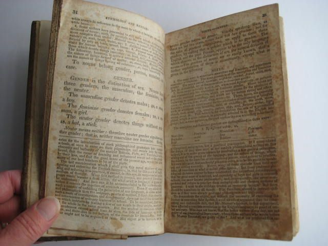 1836 English Grammar Book 1836 English Grammar Book