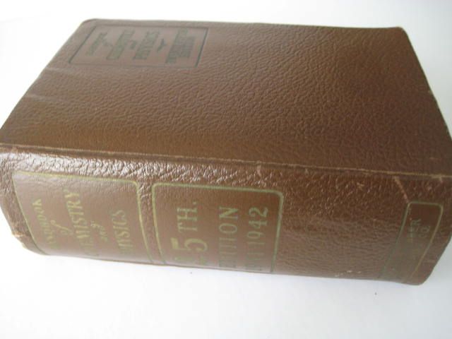 1941 Handbook of Chemistry and Physics 1941 Handbook of Chemistry and Physics