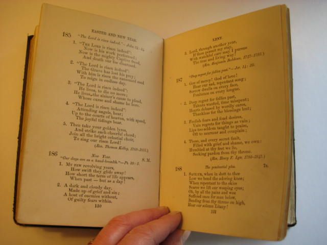 1878 Leather-Bound Hymnal 1878 Leather-Bound Hymnal