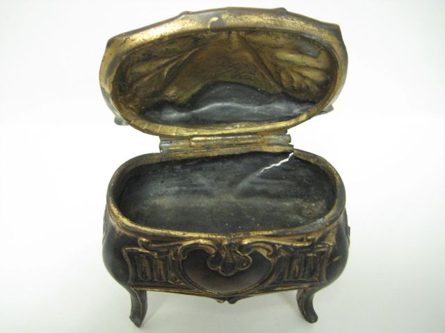 Vintage Metal Jewel Box Vintage Metal Jewel Box