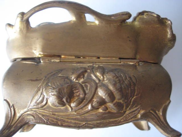 Nouveau Trinket Ring Box Nouveau Trinket Ring Box