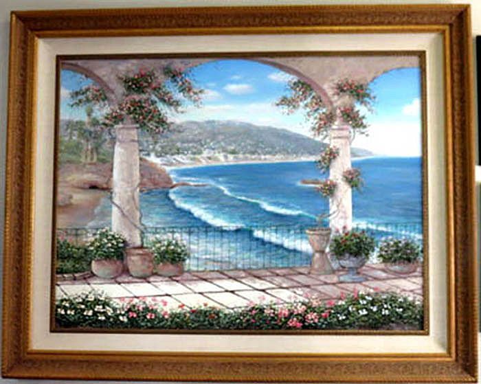 Gorgeous Original Oil Painting by Noted California Artist Francisco (Paco) Garcia Gorgeous Original Oil Painting by Noted California Artist Francisco (Paco) Garcia