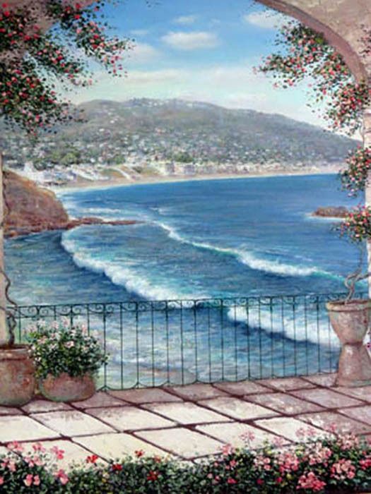 Gorgeous Original Oil Painting by Noted California Artist Francisco (Paco) Garcia Gorgeous Original Oil Painting by Noted California Artist Francisco (Paco) Garcia