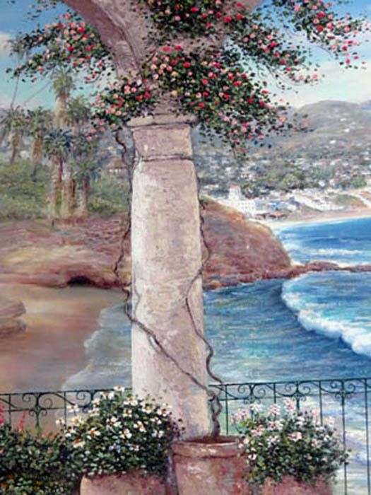 Gorgeous Original Oil Painting by Noted California Artist Francisco (Paco) Garcia Gorgeous Original Oil Painting by Noted California Artist Francisco (Paco) Garcia