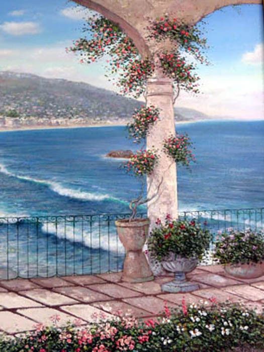 Gorgeous Original Oil Painting by Noted California Artist Francisco (Paco) Garcia Gorgeous Original Oil Painting by Noted California Artist Francisco (Paco) Garcia