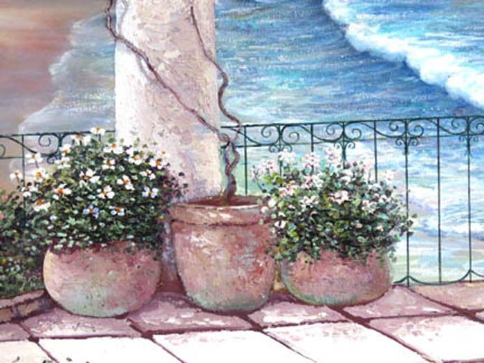Gorgeous Original Oil Painting by Noted California Artist Francisco (Paco) Garcia Gorgeous Original Oil Painting by Noted California Artist Francisco (Paco) Garcia