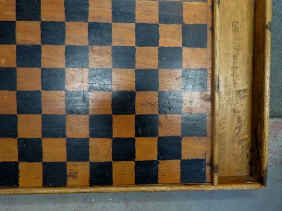 Great Early American Checker Board Game Board Great Early American Checker Board Game Board