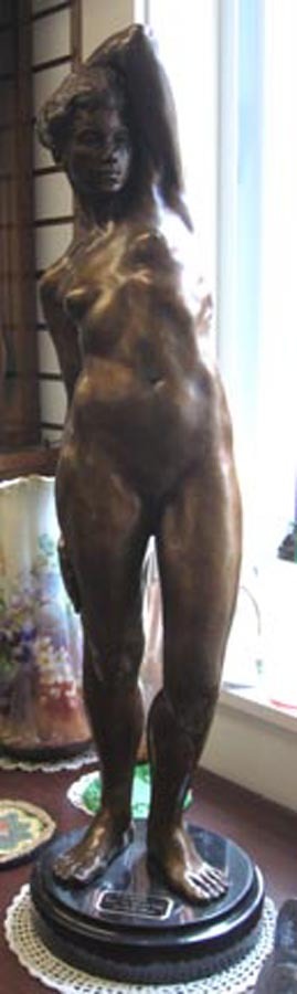 Jean Rado-Thorso Bronze Female Bronze Sculpture Jean Rado-Thorso Bronze Female Bronze Sculpture