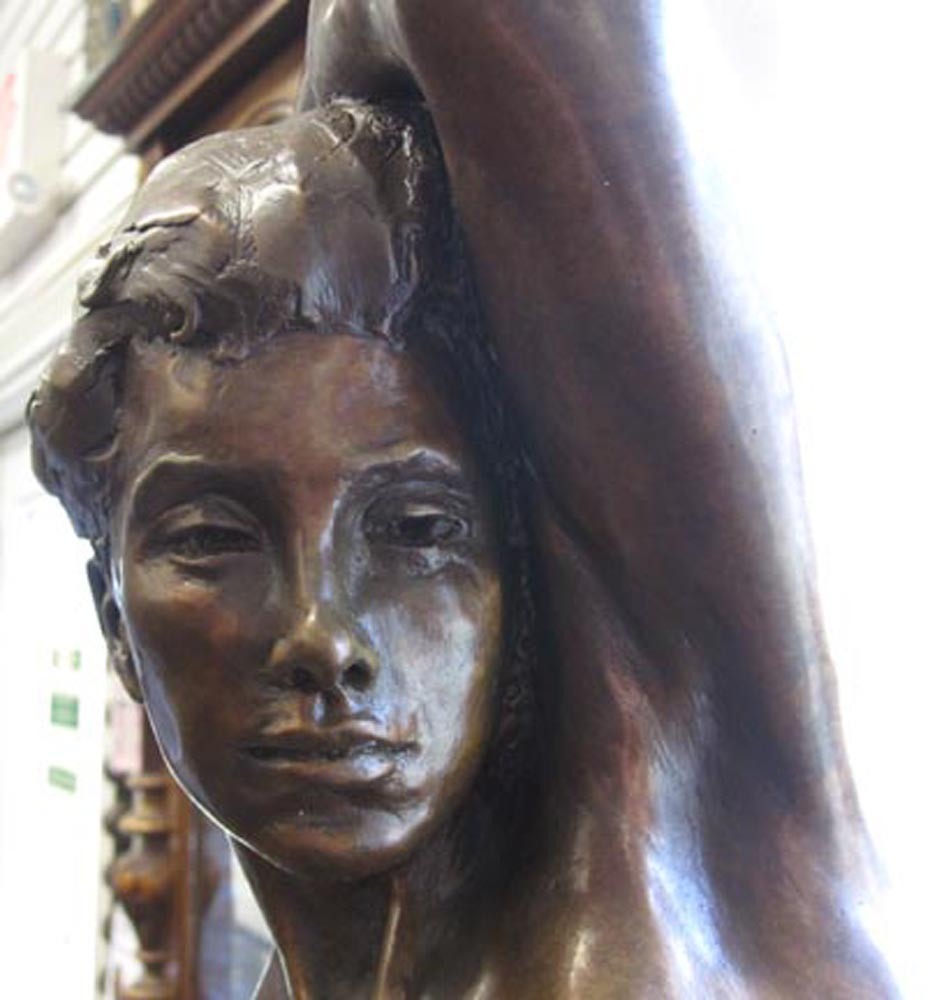 Jean Rado-Thorso Bronze Female Bronze Sculpture Jean Rado-Thorso Bronze Female Bronze Sculpture
