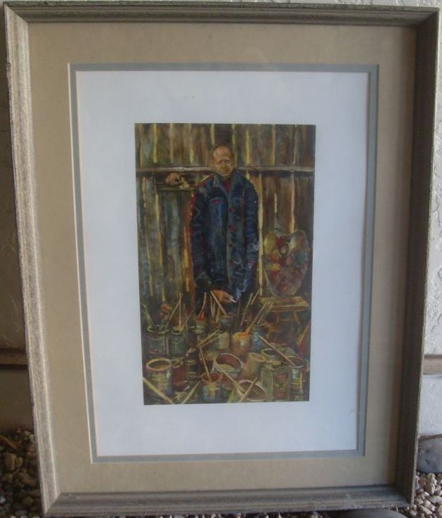 Feliks Topolski (1907–1989) Self Portrait -Polish Artist Feliks Topolski (1907–1989) Self Portrait -Polish Artist