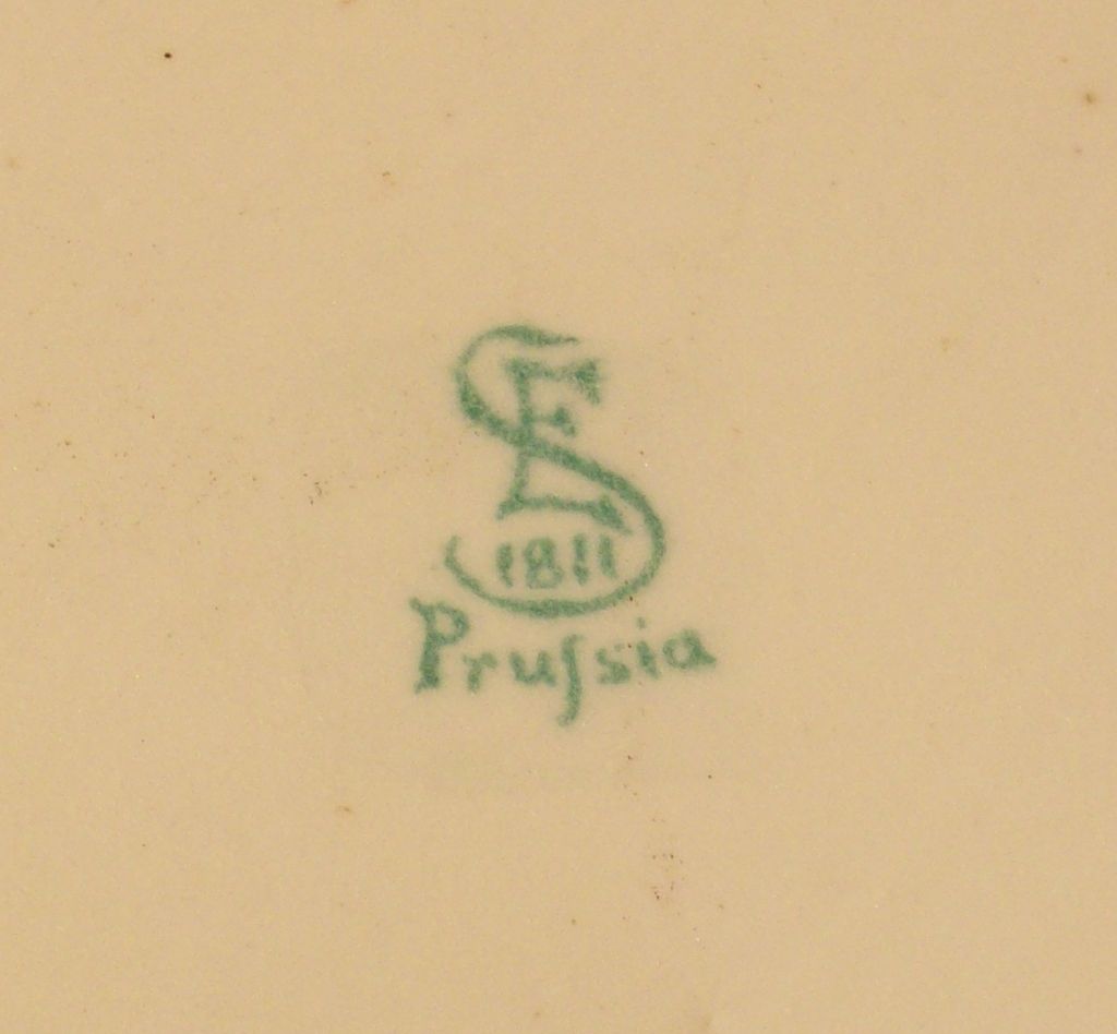 Erdmann+Schlegelmilch ES Erdmann Schlegelmilch Prufsia Prussia Porcelain Dresser Tray: A014 ...