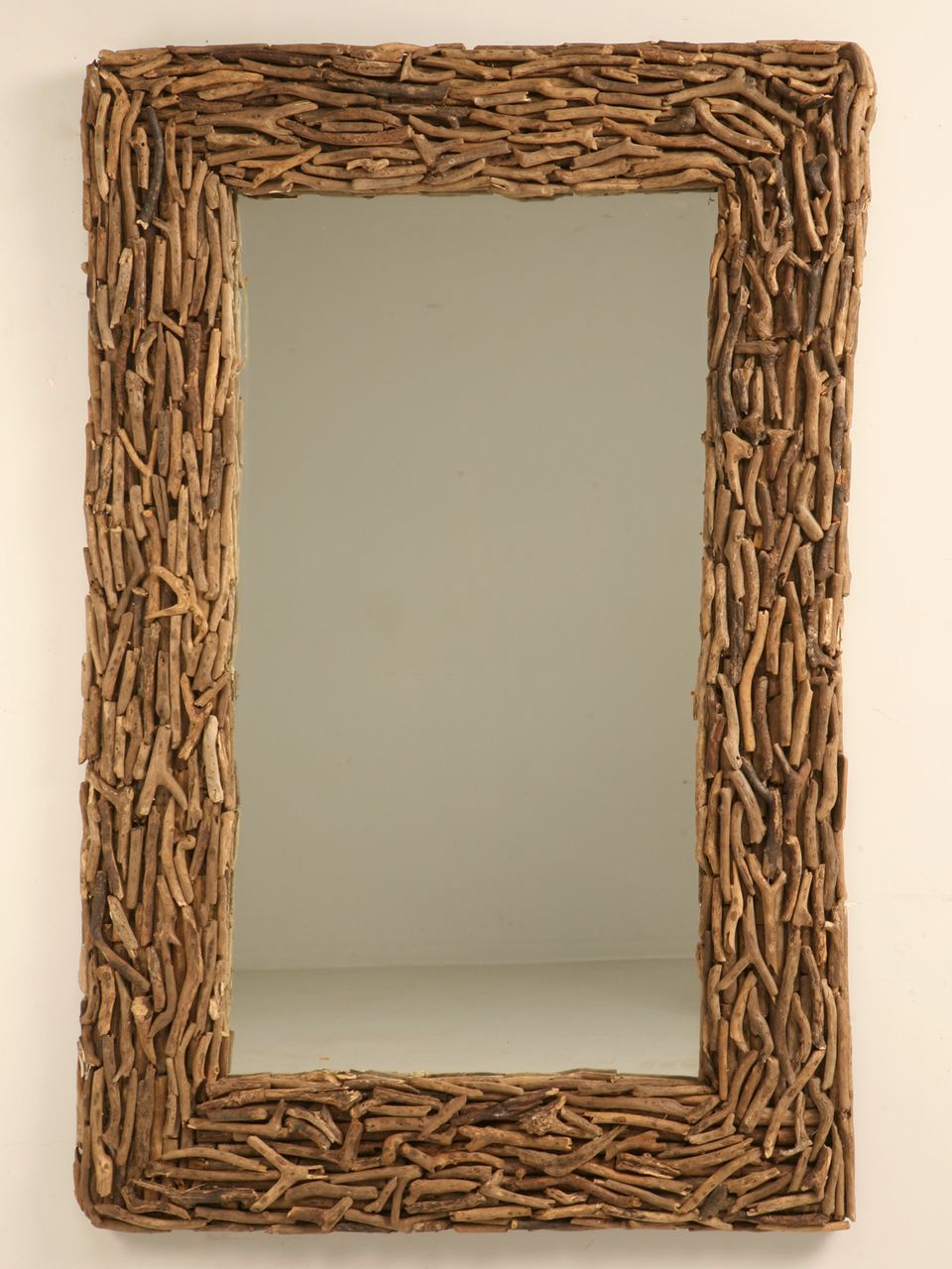 61 x 39" Large Scale Driftwood Mirror 61 x 39" Large Scale Driftwood Mirror