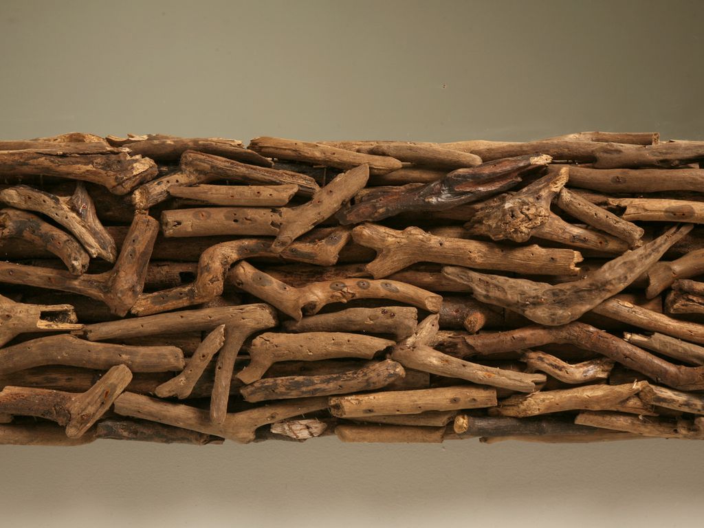61 x 39" Large Scale Driftwood Mirror 61 x 39" Large Scale Driftwood Mirror