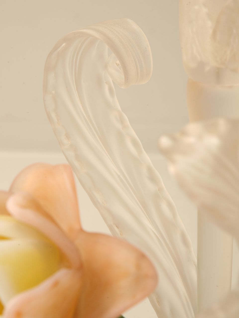 Antique French Frosted and Art Glass Epergne or Centerpiece Antique French Frosted and Art Glass Epergne or Centerpiece