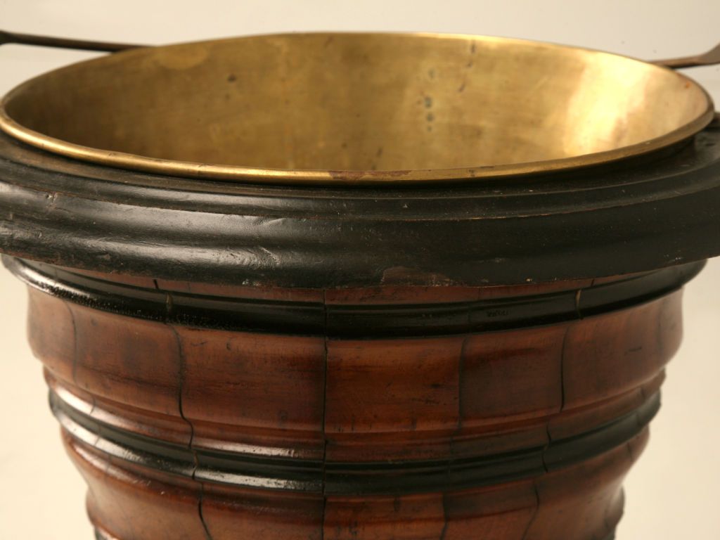 c.1850 Antique Dutch Mahogany Treen Peat Bucket/Wine Cooler c.1850 Antique Dutch Mahogany Treen Peat Bucket/Wine Cooler