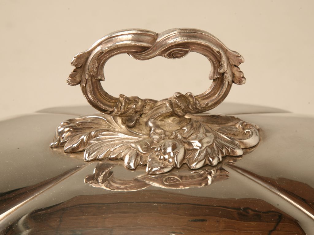 Spectacular Large Antique English Silver Plated Meat Dome Spectacular Large Antique English Silver Plated Meat Dome