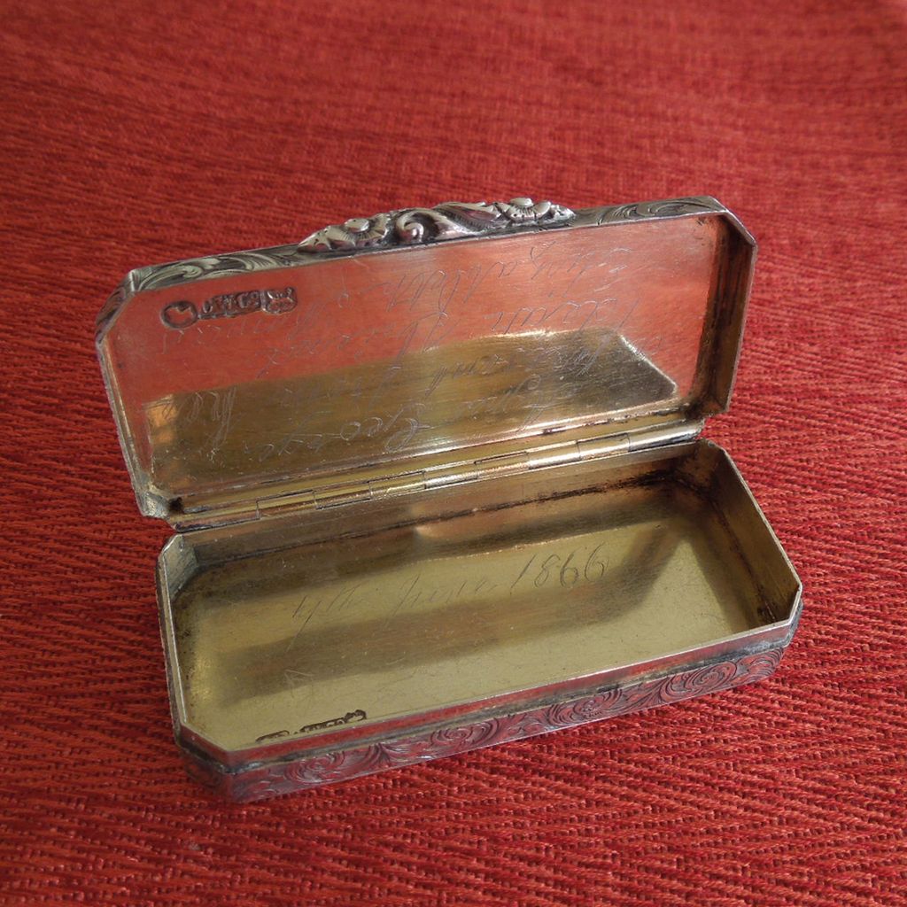 Victorian Sterling Case circa 1845 Victorian Sterling Case circa 1845