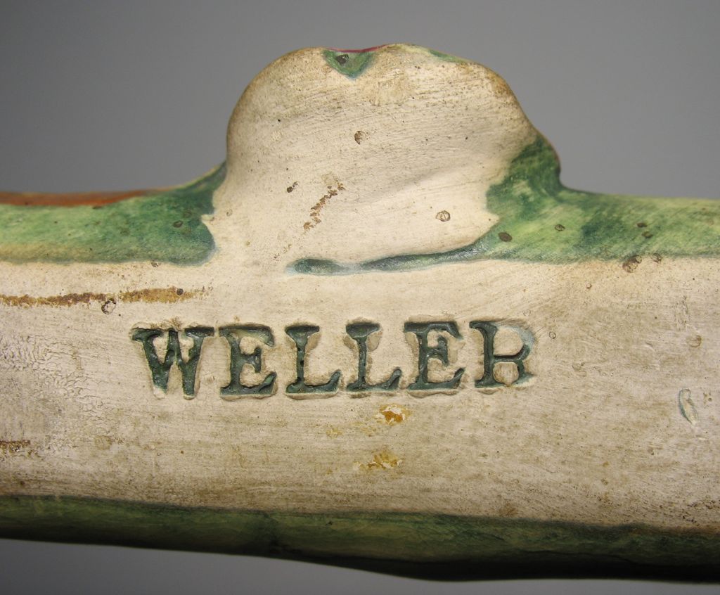Vintage Weller Pottery Woodcraft Apple Blossom Wall Pocket Vase Vintage Weller Pottery Woodcraft Apple Blossom Wall Pocket Vase