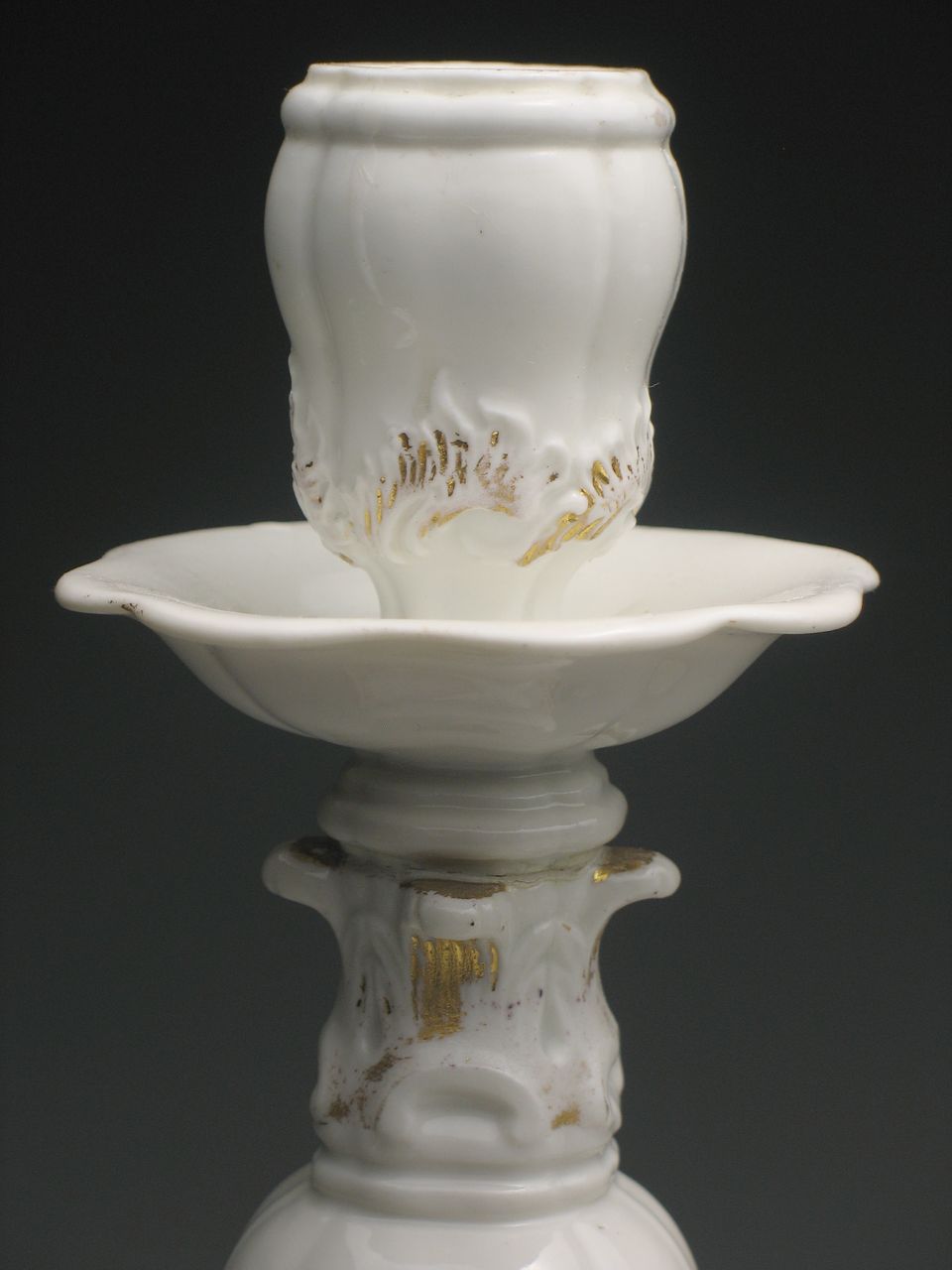 Pair Meissen Porcelain Candlesticks Pair Meissen Porcelain Candlesticks
