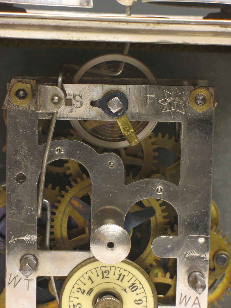 Antique Junghans Two Bell Alarm Carriage Clock Antique Junghans Two Bell Alarm Carriage Clock